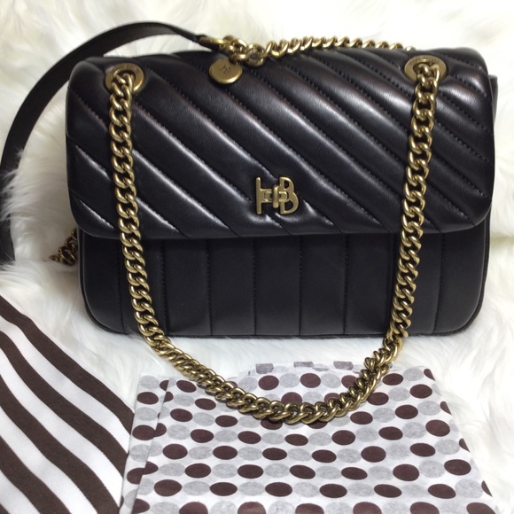 ‼️SOLD‼️Henri Bendel 712 Shoulder Bag 🖤 Leather - Picture 2 of 8